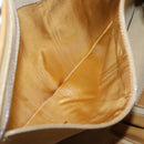 GUCCI GG Canvas Shoulder Bag Beige Gold Auth 129343-19