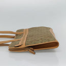 GUCCI GG Canvas Shoulder Bag Beige Gold Auth 129343-4