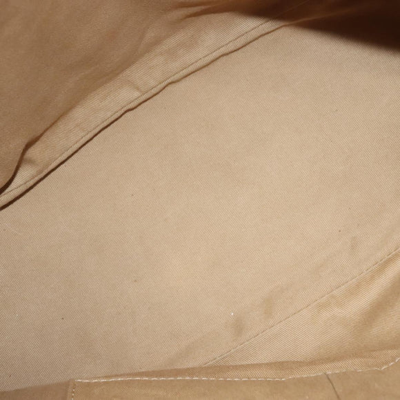 MCM Logogram Vicetos Tote Bag PVC Leather 2way Brown Gold Auth 129344