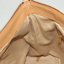 MCM Logogram Vicetos Tote Bag PVC Leather 2way Brown Gold Auth 129344-19