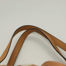 MCM Logogram Vicetos Tote Bag PVC Leather 2way Brown Gold Auth 129344-8