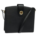 LOUIS VUITTON Epi Capuchin Shoulder Bag Black M52342 LV Auth 129355-1