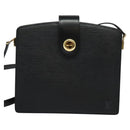 LOUIS VUITTON Epi Capuchin Shoulder Bag Black M52342 LV Auth 129355-13