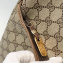 GUCCI GG Supreme Tote Bag PVC Beige Gold 002 39 0054 Auth 129381-9