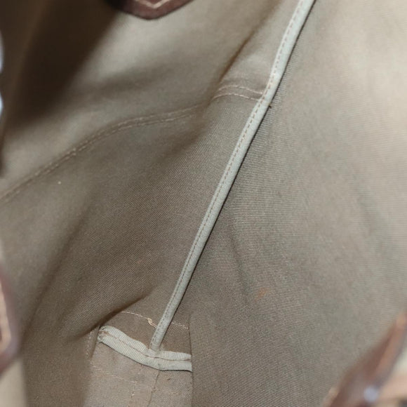 GUCCI GG Supreme Tote Bag PVC Beige Gold 002 39 0054 Auth 129381