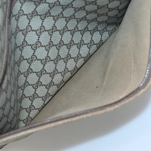 GUCCI GG Supreme Tote Bag PVC Beige Gold 002 39 0054 Auth 129381