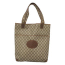 GUCCI GG Supreme Tote Bag PVC Beige Gold 002 39 0054 Auth 129381-13