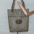 GUCCI GG Supreme Tote Bag PVC Beige Gold 002 39 0054 Auth 129381-21
