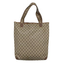 GUCCI GG Supreme Tote Bag PVC Beige Gold 002 39 0054 Auth 129381-2
