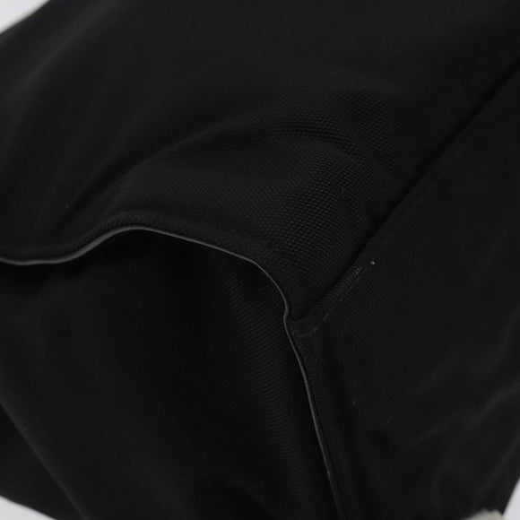 GUCCI Bamboo Hand Bag Canvas Black Silver 002 1016 Auth 129394