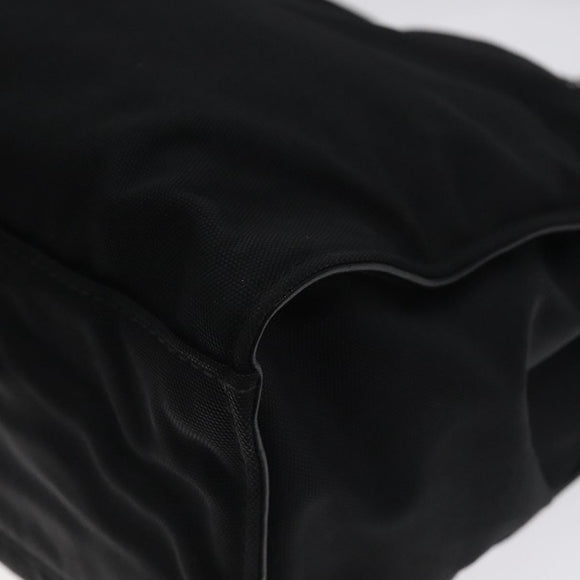 GUCCI Bamboo Hand Bag Canvas Black Silver 002 1016 Auth 129394