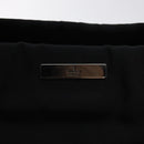 GUCCI Bamboo Hand Bag Canvas Black Silver 002 1016 Auth 129394-14