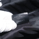 GUCCI Bamboo Hand Bag Canvas Black Silver 002 1016 Auth 129394-22