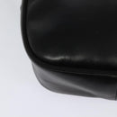 Salvatore Ferragamo Vala Shoulder Bag Leather Black Gold Auth 129395-16