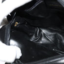 Salvatore Ferragamo Vala Shoulder Bag Leather Black Gold Auth 129395-19