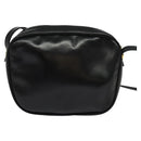 Salvatore Ferragamo Vala Shoulder Bag Leather Black Gold Auth 129395-2