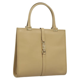 GUCCI Micro GG Canvas Jackie Hand Bag Beige Gold 002 1065 Auth 129399