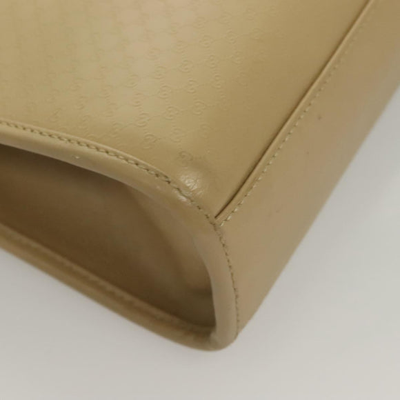 GUCCI Micro GG Canvas Jackie Hand Bag Beige Gold 002 1065 Auth 129399