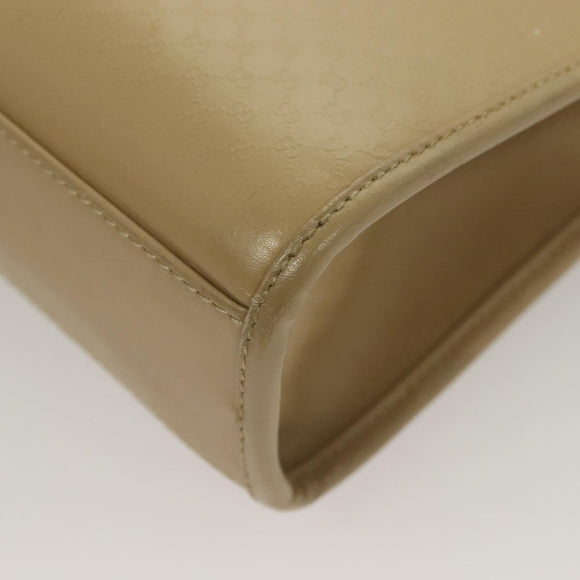 GUCCI Micro GG Canvas Jackie Hand Bag Beige Gold 002 1065 Auth 129399