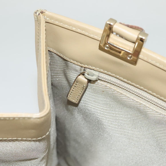 GUCCI Micro GG Canvas Jackie Hand Bag Beige Gold 002 1065 Auth 129399