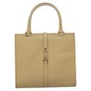 GUCCI Micro GG Canvas Jackie Hand Bag Beige Gold 002 1065 Auth 129399-13