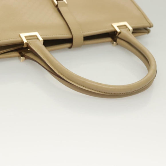 GUCCI Micro GG Canvas Jackie Hand Bag Beige Gold 002 1065 Auth 129399