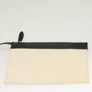 BALENCIAGA Navy Cabas S Hand Bag Canvas Black White 339933 Auth 129400-21