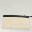 BALENCIAGA Navy Cabas S Hand Bag Canvas Black White 339933 Auth 129400-22