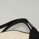 BALENCIAGA Navy Cabas S Hand Bag Canvas Black White 339933 Auth 129400-9