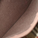 Burberrys Nova Check Boston Bag PVC Leather Beige Gold Auth 129404-21