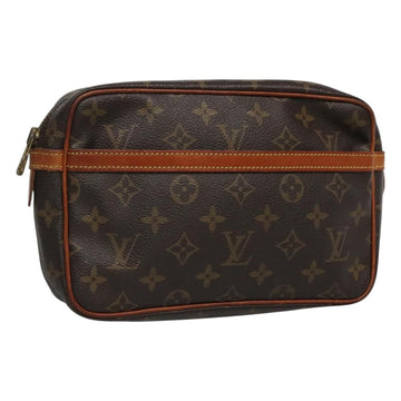 LOUIS VUITTON Monogram Compiegne 23 Clutch Bag M51847 LV Auth 129407