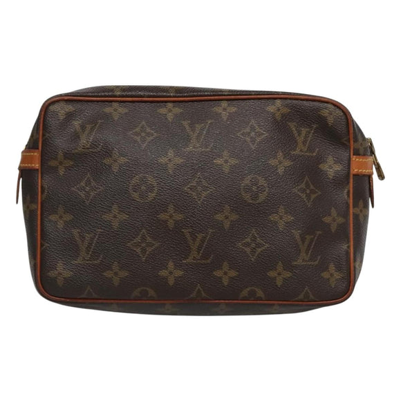 LOUIS VUITTON Monogram Compiegne 23 Clutch Bag M51847 LV Auth 129407