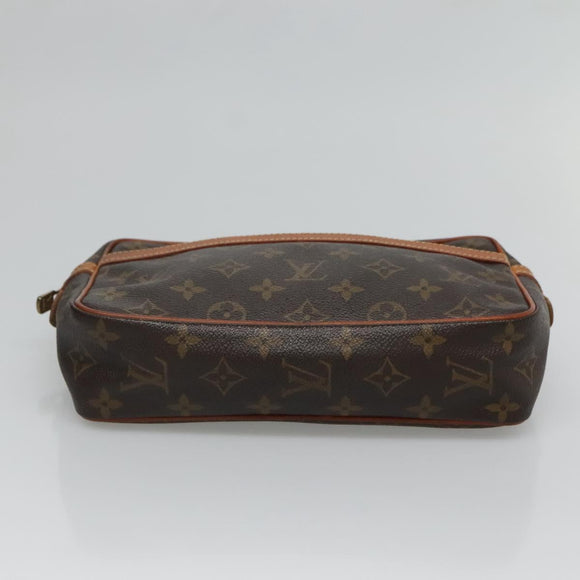 LOUIS VUITTON Monogram Compiegne 23 Clutch Bag M51847 LV Auth 129407