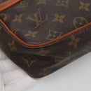 LOUIS VUITTON Monogram Compiegne 23 Clutch Bag M51847 LV Auth 129407-14