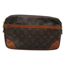 LOUIS VUITTON Monogram Compiegne 28 Clutch Bag M51845 LV Auth 129413-13
