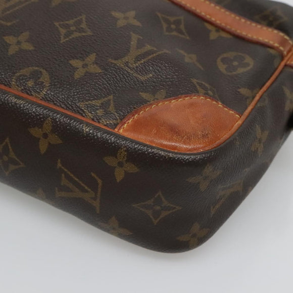 LOUIS VUITTON Monogram Compiegne 28 Clutch Bag M51845 LV Auth 129413
