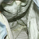 PRADA Backpack Nylon Light Blue Silver Auth 129415-22