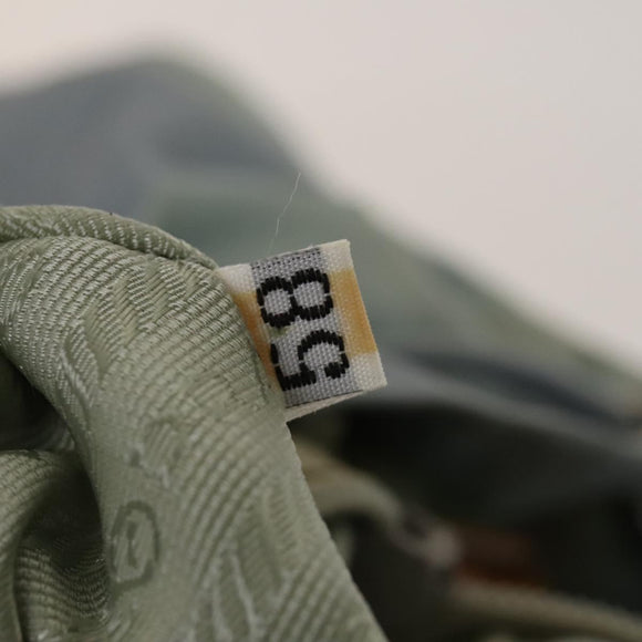 PRADA Backpack Nylon Light Blue Silver Auth 129415