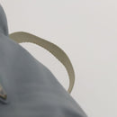 PRADA Backpack Nylon Light Blue Silver Auth 129415-8