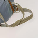 PRADA Backpack Nylon Light Blue Silver Auth 129415-9