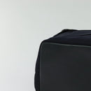 Salvatore Ferragamo Chain Shoulder Bag Canvas Navy Gold Auth 129418-10