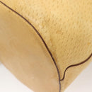 PRADA Shoulder Bag Leather Beige Auth 129420-16