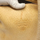 PRADA Shoulder Bag Leather Beige Auth 129420-10