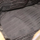 PRADA Shoulder Bag Leather Beige Auth 129420-11