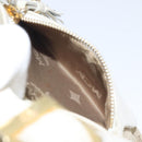 MCM Vicetos Logogram Shoulder Bag Canvas Beige Gold Auth 129427-21