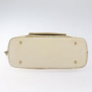 MCM Vicetos Logogram Shoulder Bag Canvas Beige Gold Auth 129427-9
