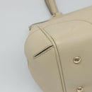 GUCCI GG Canvas Guccissima Pretty Tote Bag Leather Beige Gold 257063 Auth 129430-16