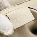 GUCCI GG Canvas Guccissima Pretty Tote Bag Leather Beige Gold 257063 Auth 129430-17