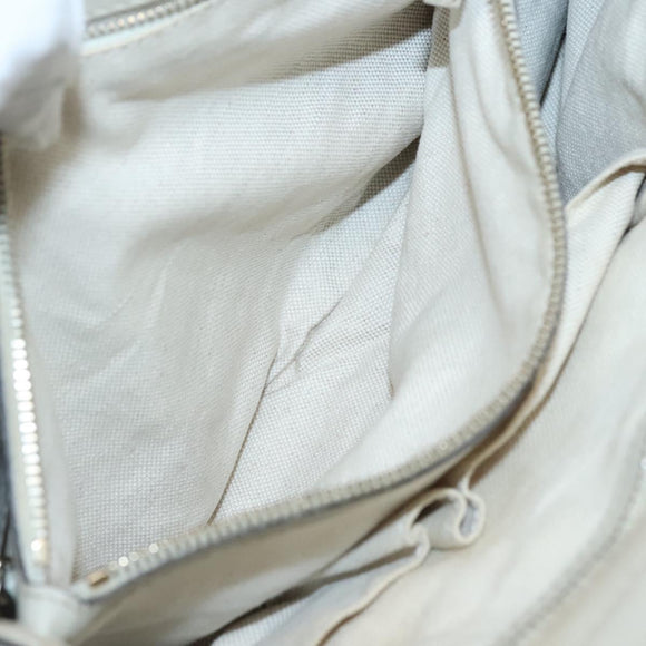 GUCCI GG Canvas Guccissima Pretty Tote Bag Leather Beige Gold 257063 Auth 129430