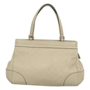 GUCCI GG Canvas Guccissima Pretty Tote Bag Leather Beige Gold 257063 Auth 129430-2